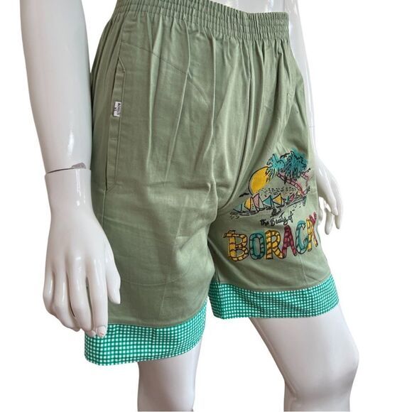 Vintage Retro 80s 90s The Beauty of Boracay Beach Philippines High Waist Shorts - Picture 3 of 11
